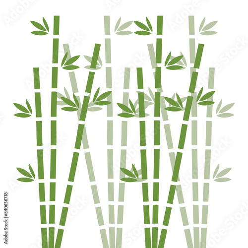 Fototapeta Naklejka Na Ścianę i Meble -  Bamboo green vector icon background japanese grass oriental wallpaper vector illustration. Tropical asian plant background isolated