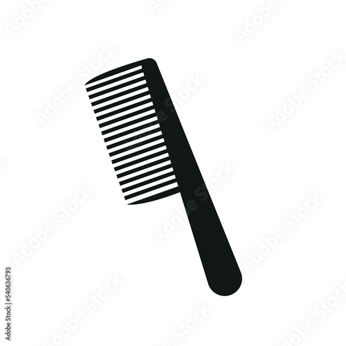 Comb comb with handle, illustration