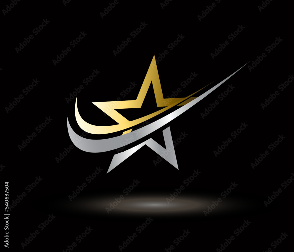swoosh logo. Abstract Swoosh Logo Design Template Stock Vector | Adobe ...