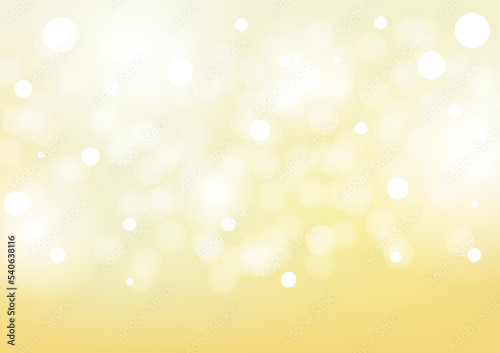 Abstract gradient background, bokeh light on bright gold gradient color background vector illustration for backdrop, website banner, poster.