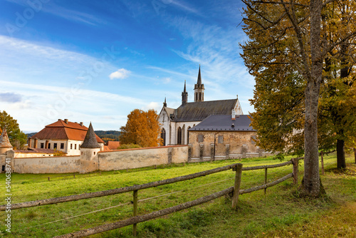 Canvas Print Cistercian monastery Vyssi Brod. Czech Republic.