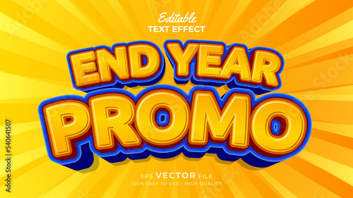 Editable text style effect - new year special promotion big sale 3d text effects