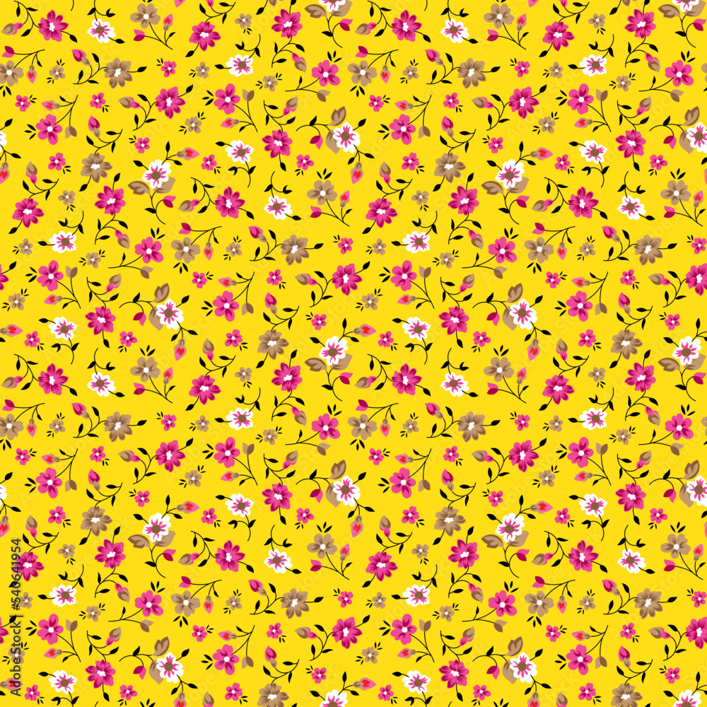 simple little floral vector pattern, small flower seamless pattern simple little floral vector pattern, small flower seamless pattern