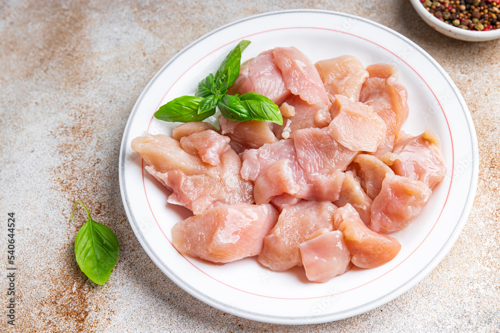 raw chicken meat slice fillet poultry chicken breast meal food on the table copy space food background raw chicken meat slice fillet poultry chicken breast meal food on the table copy space food background