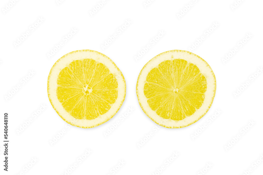 Lemon. Half fresh lemon. Isolated. Top view. Transparent background. Precision cut and impeccable finish that allows the addition of different and colored backgrounds. Lemon. Half fresh lemon. Isolated. Top view. Transparent background. Precision cut and impeccable finish that allows the addition of different and colored backgrounds.