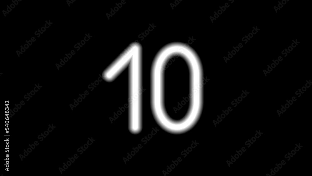 Digital timer countdown 20-1 (Full HD 1920x1080 10s 30fps). Digital timer countdown 20-1 (Full HD 1920x1080 10s 30fps).