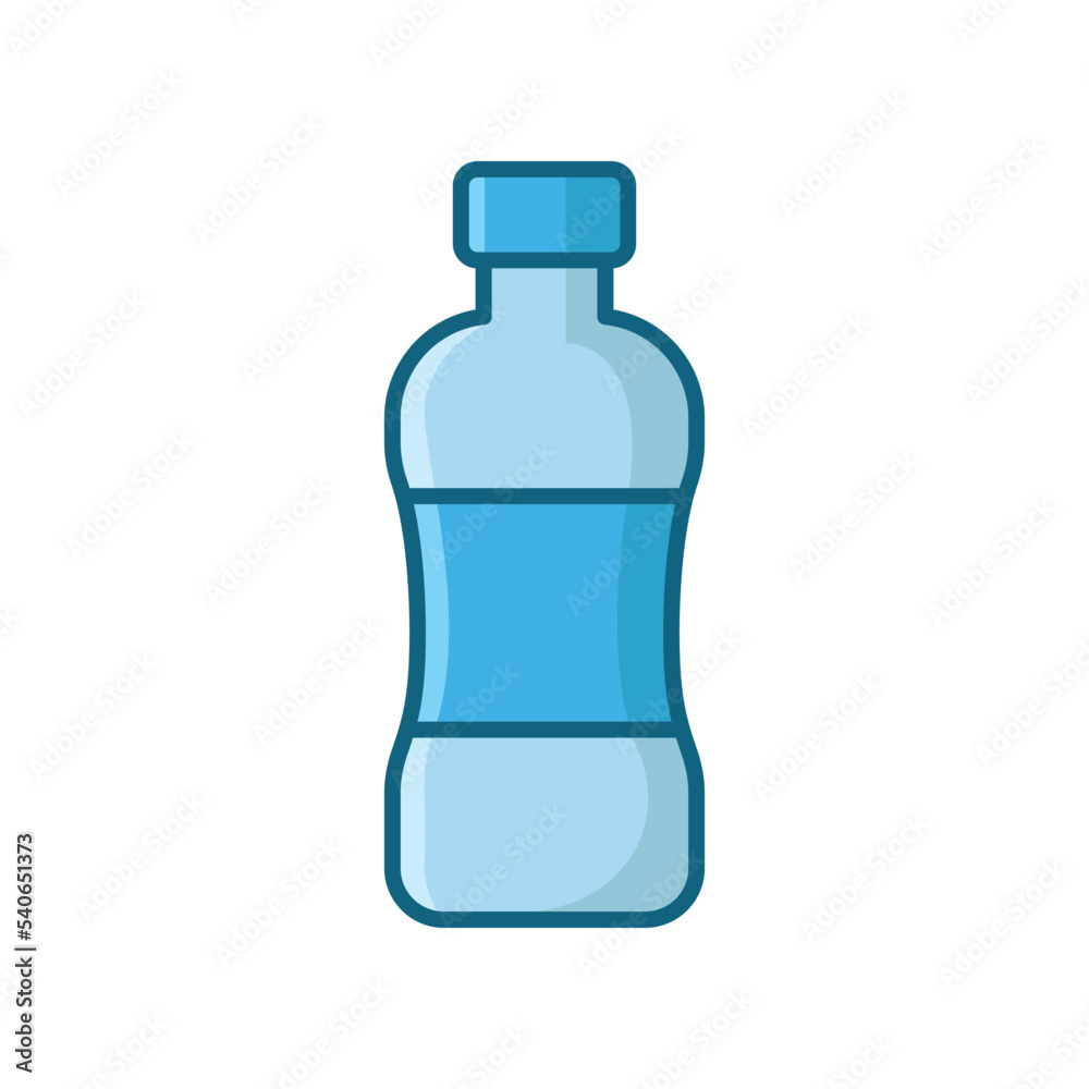 water bottle icon vector design template in white background water bottle icon vector design template in white background