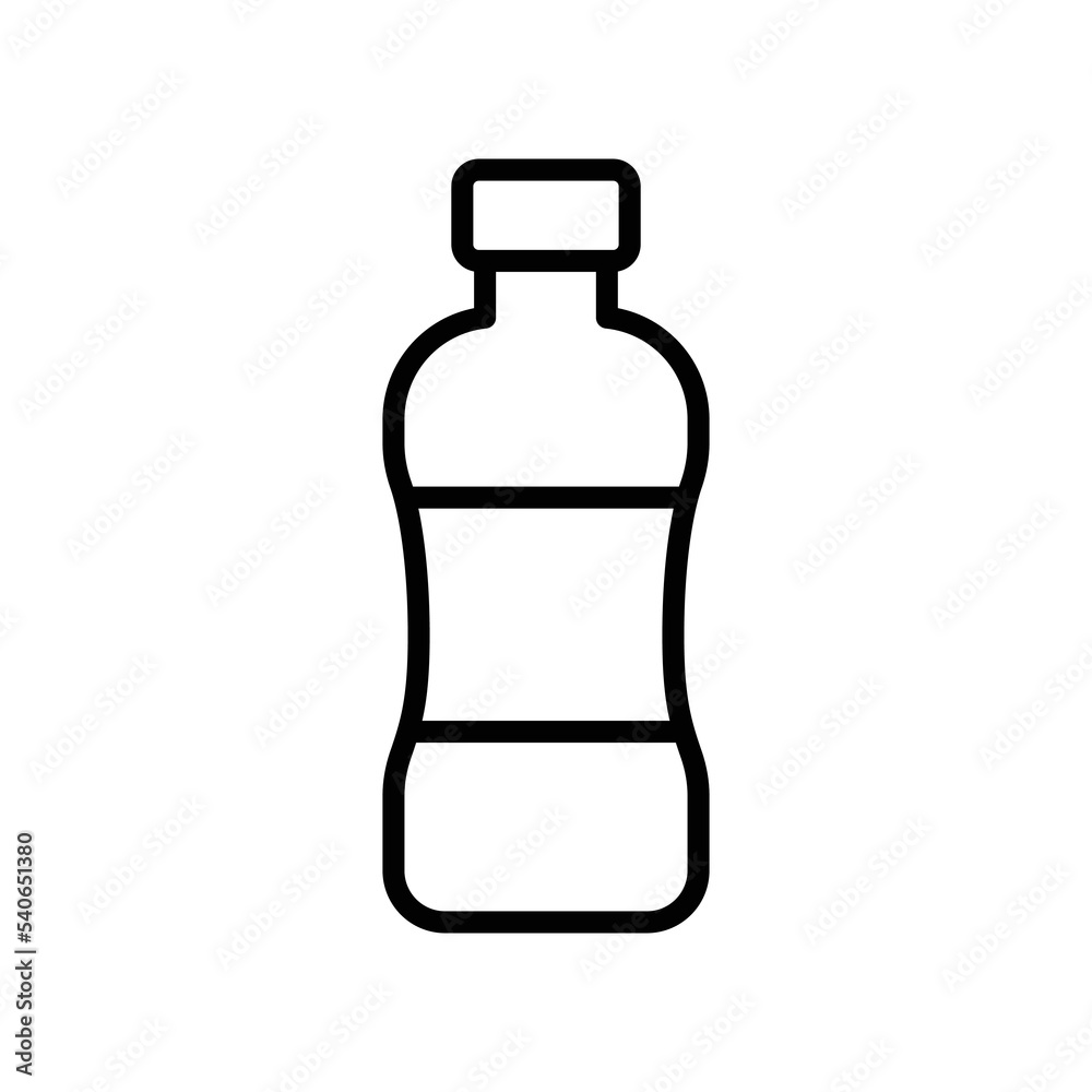 water bottle icon vector design template in white background water bottle icon vector design template in white background