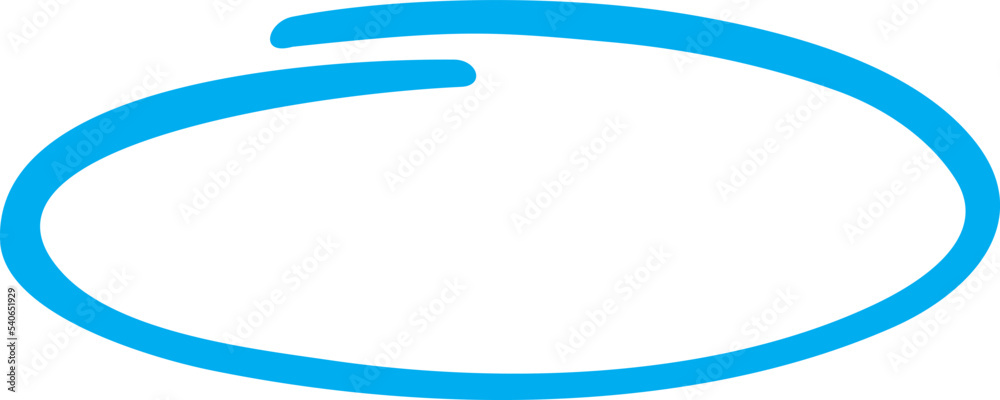 Blue circle, pen draw. Highlight hand drawing circle isolated on background. Handwritten blue circle. For marking text, numbers, marker pen, pencil, logo and text check, vector illustration Blue circle, pen draw. Highlight hand drawing circle isolated on background. Handwritten blue circle. For marking text, numbers, marker pen, pencil, logo and text check, vector illustration