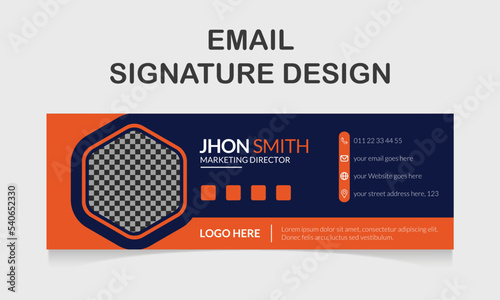 Corporate Business Email signature template