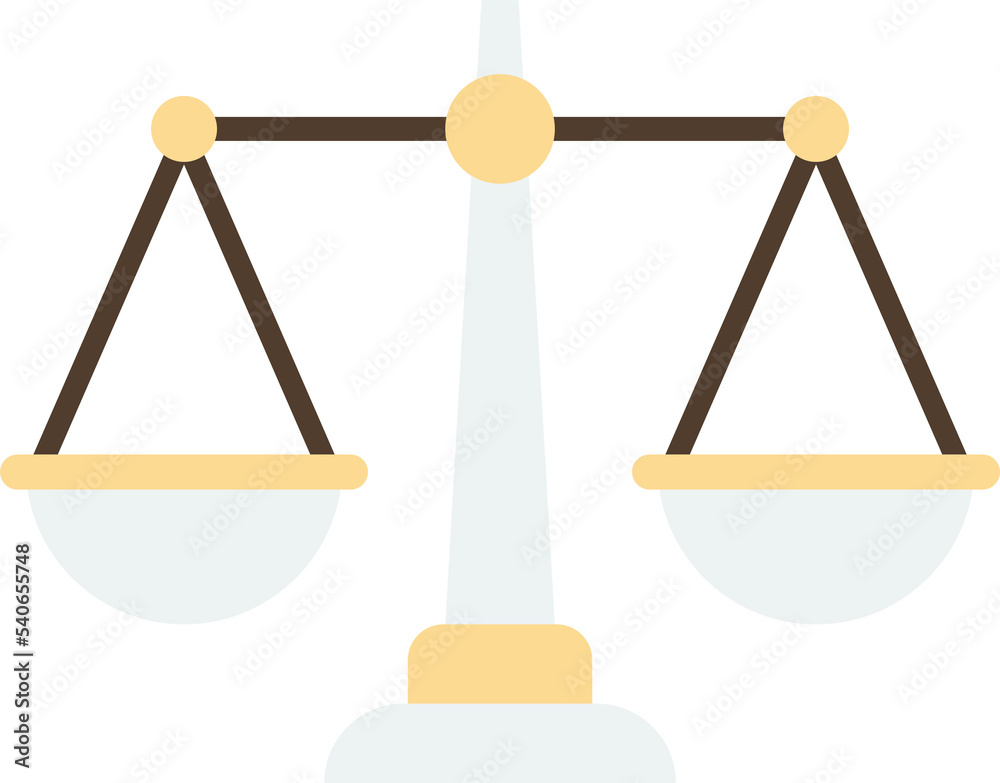 scales illustration in minimal style scales illustration in minimal style