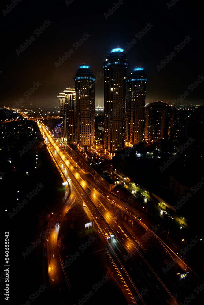 Fototapeta premium view of the city