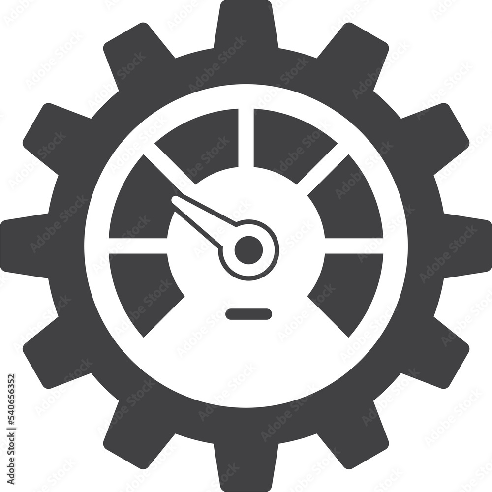 power gauge illustration in minimal style power gauge illustration in minimal style