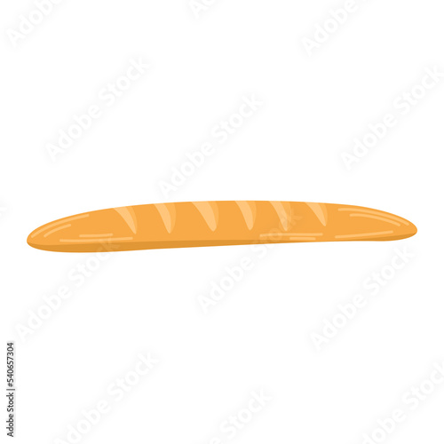 Bread. Whole grain, yeast baked bread. food sign. Ideal for cafe, restaurants, food shops and printing. Vector hand draw illustration isolated on the white background. © PawLoveArt