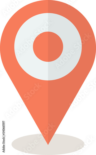 Free Download location pin illustration in minimal style - GFXLoad