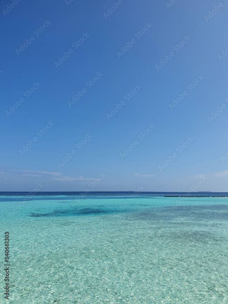 Obraz premium Ocean view of Maldives 