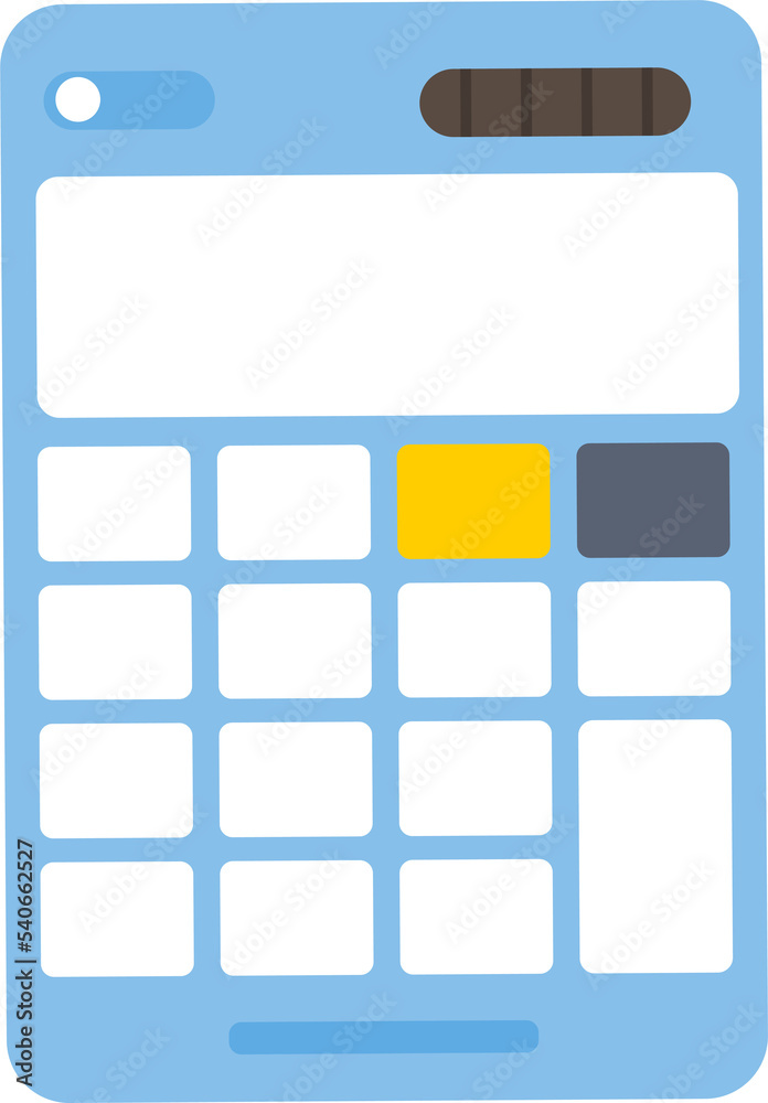 Icon Calculator flat design illustrations. PNG Icon Calculator flat design illustrations. PNG