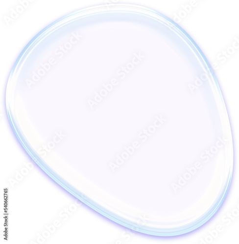 Liquid bubble blob element