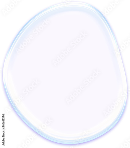 Liquid bubble blob element