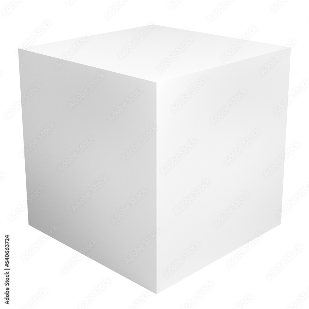 Design concept - abstract geometric real plastic cube. 3d illustration Design concept - abstract geometric real plastic cube. 3d illustration