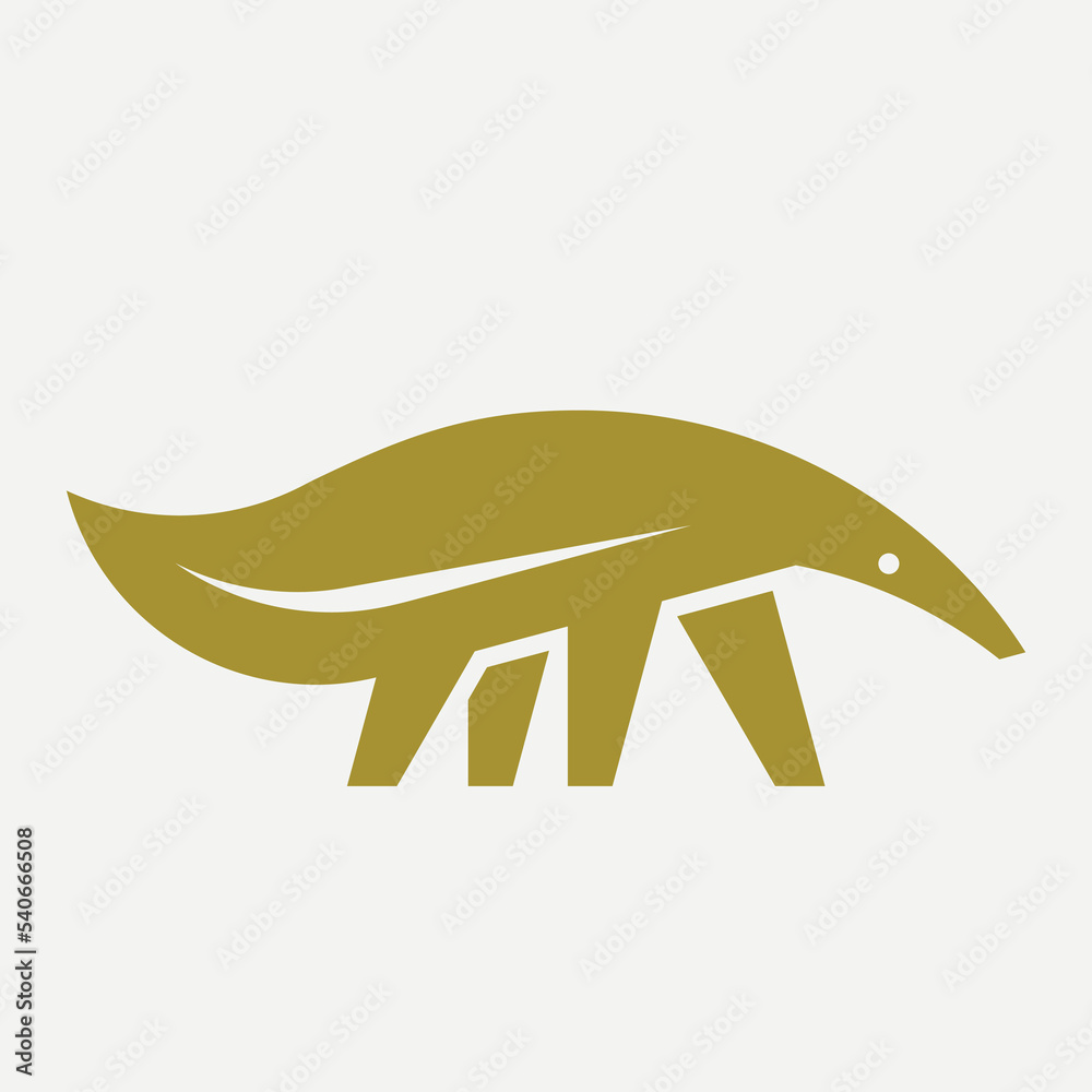 Anteater Logo. Icon design. Template elements Anteater Logo. Icon design. Template elements