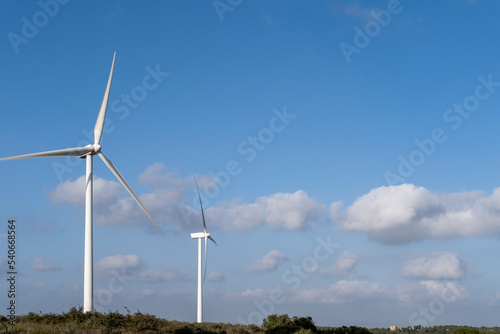 Wallpaper Mural Wind power in agricultural area in Spain Torontodigital.ca