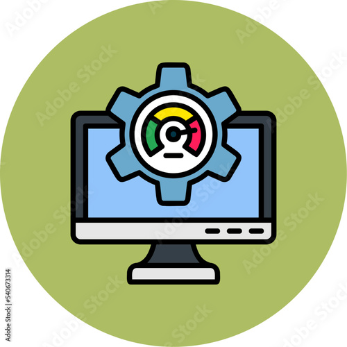 Computer performance Icon