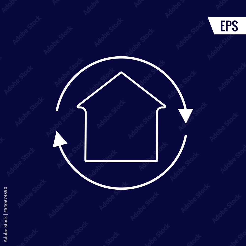 House vector icon illustration sign House vector icon illustration sign