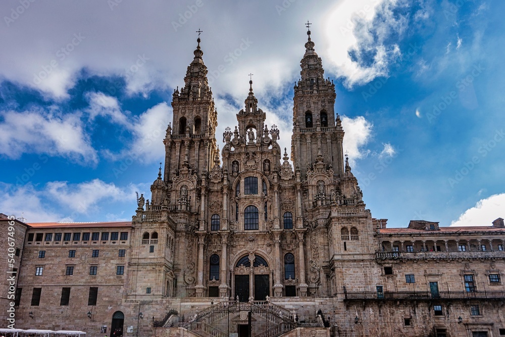 beautiful photographs of the cathedral of santiago compostela