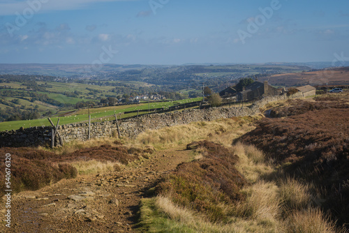 Walking from Haworth to Top Withens and Wuthering Heights photo