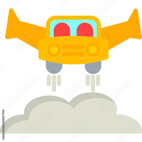 Flying Car Icon photo