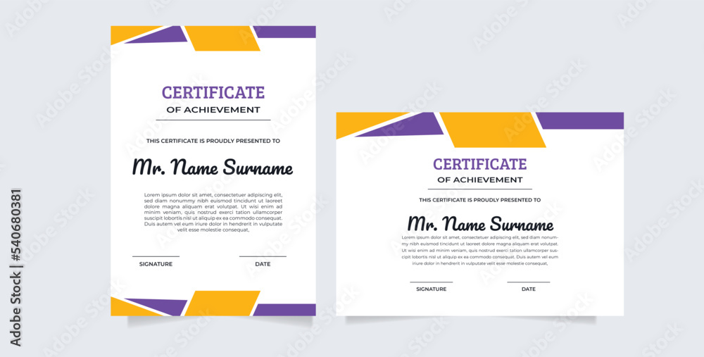 certificate template with luxury pattern,diploma,Vector illustration and vector Luxury