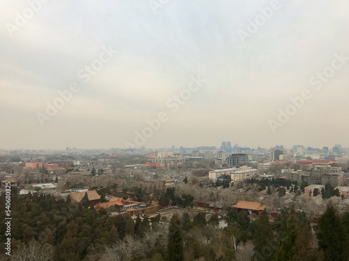 Beijing, China, November 2016 - A view of a city