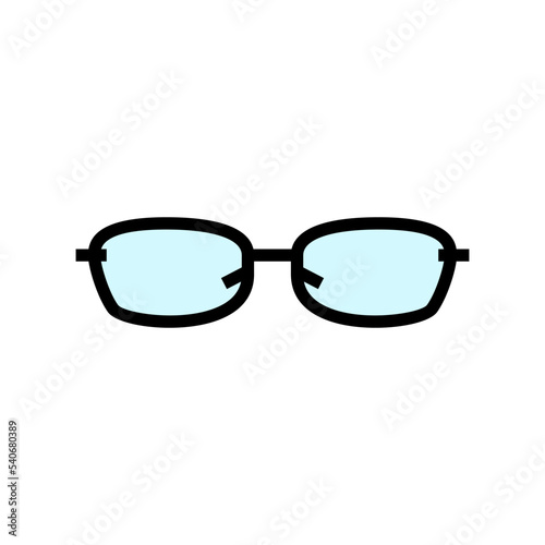 ocular glasses optical color icon vector. ocular glasses optical sign. isolated symbol illustration