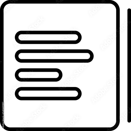 Left Align Icon