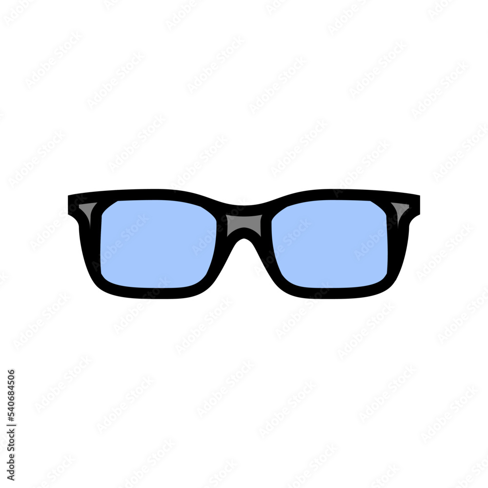 optical glasses optical color icon vector. optical glasses optical sign. isolated symbol illustration