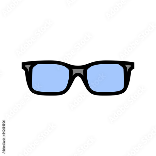 optical glasses optical color icon vector. optical glasses optical sign. isolated symbol illustration