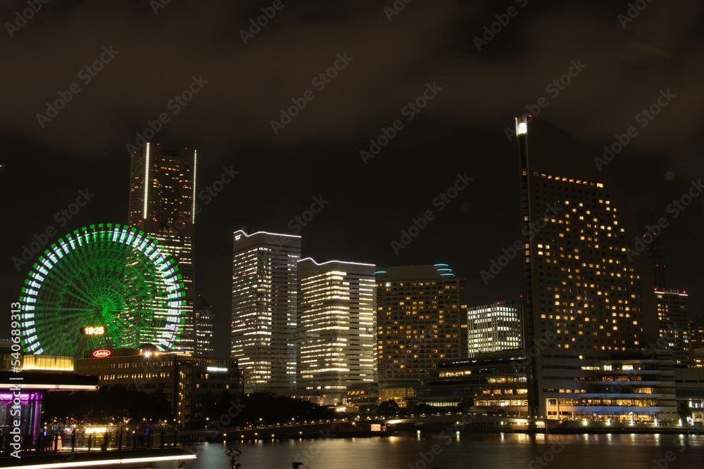 Obraz premium ビル群の夜景