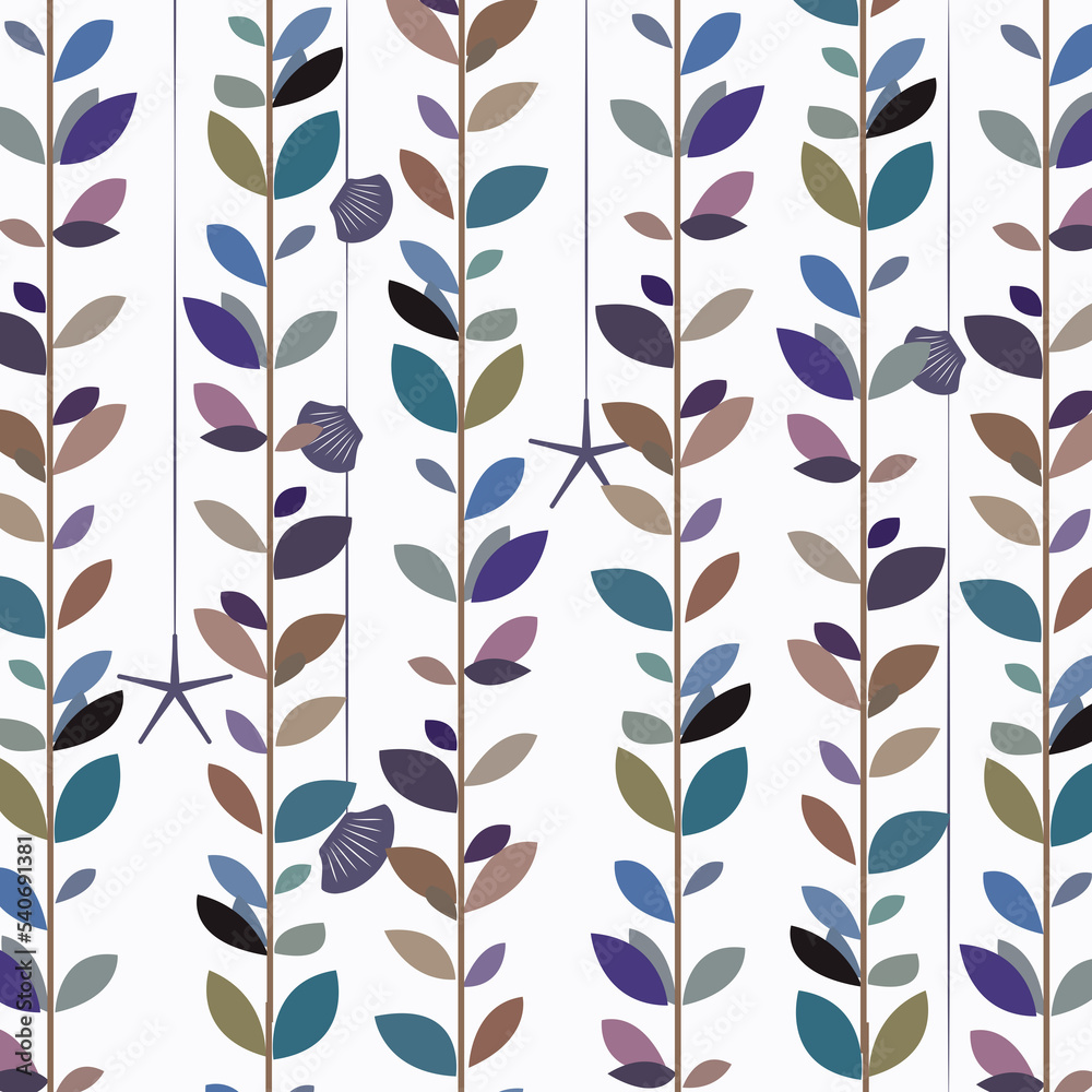 Background image nature leaf vine and shell Background image nature leaf vine and shell