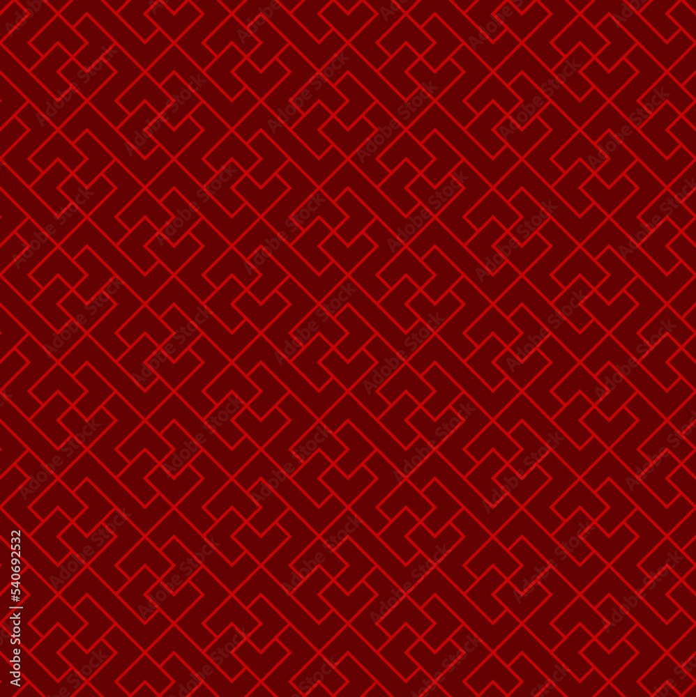 Background image seamless Chinese retro red window tracery pattern