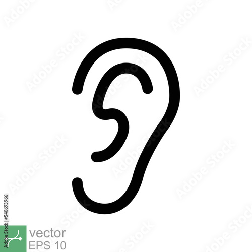 Konstfotografi Ear icon