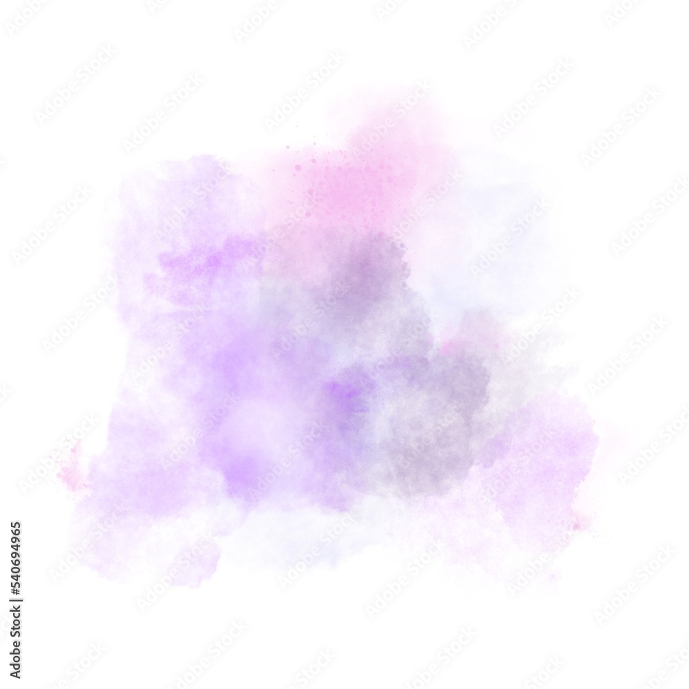Isolated watercolor spot in white blackground