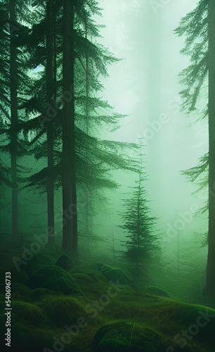 misty morning in the forest © Benjamin