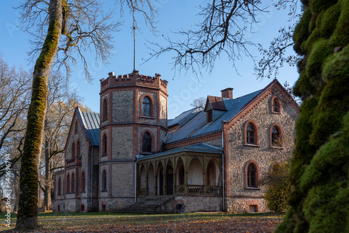 Zvartava manor is a Latvian Neo-Gothic masterpiece