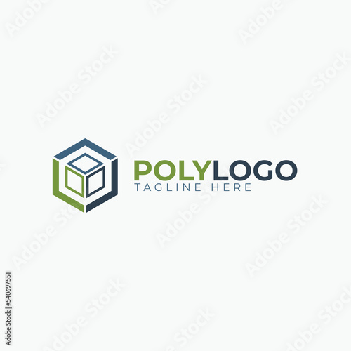 Polygon Shape Logo Icon