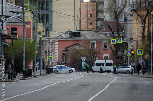 street in the city