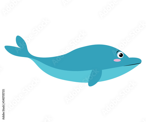 illustration of a cartoon shark