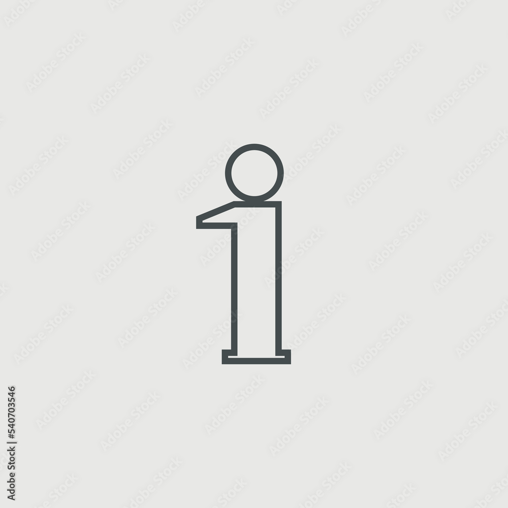 Information vector icon illustration sign Information vector icon illustration sign