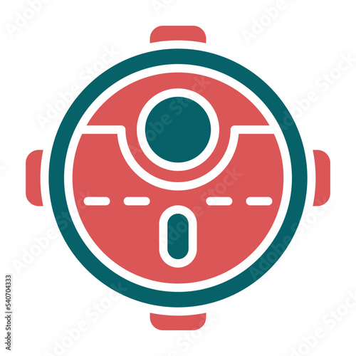 Robotic Vaccum Icon Style