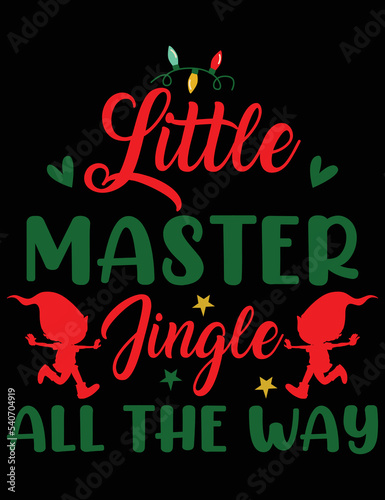 LITTLE MASTER JINGLE T SHIRT DESIGN